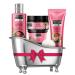 Bath Sets for Women Gift - Delicate Rose Bath Gift Set For Women Spa Gift Baskets for Women Gift Spa Set for Women Gift Spa Baskets for Women Gift Gift Boxes for Women Spa Gift Sets for Women