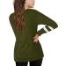 Girls Long Sleeve Green Striped Tunic Sweatshirt - 8-9 Years - Buy Online on GoSupps.com