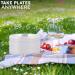 9 Inch Disposable Clear Plastic Plates - 120 Pack for Parties, Dinners, BBQs, Travel & Events | Microwaveable & Convenient by Framo - Buy Online on GoSupps.com