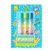 Lip Smacker Back to School Collection Spiral Notebook Lip Balm Trio 3-Piece Lip Balm Set with Cute Notebook for Kids Fun Lip Balm for Kids Blue Blue Spiral Notebook Lip Balm Trio