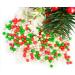 Christmas Twinkle Red Green White Pearls Cake Topper Sprinkles - 30g Edible Sugar Decorations for Xmas Party Cakes - Buy Online on GoSupps.com