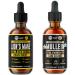 HERBIFY Bundle - Lions Mane & Mullein Vanilla 4 Fl Oz Drops - Supplement for Memory Focus & Clarity & Immune Support Lung Cleanse and Bronchial Support