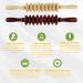 Liitrton Wooden Fascia Massage Roller for Cellulite & Muscle Release - White - Buy Online on GoSupps.com