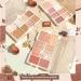 7 Color Milk Tea Eye Shadow Palette | High Pigmented Shiny Matte Glitter | Long Lasting Eyeshadow Pallet - Shengqiao Cookies - Buy Online on GoSupps.com