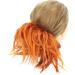 Ponytail Messy Hair Bun 4 Kind of Colors Soft Fluffy High Elastic Stylish Tousled Ponytail Extensions Hair Piece(Orange) - Buy Online on GoSupps.com