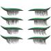 Uonlytech False Lashes 4 Pairs False Eyelashes Eye Makeup Sticker Halloween Stickers Soft Fake Eye Lashes Eye Line Sticker Green - Buy Online on GoSupps.com