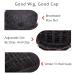 Yviann Short Wavy Synthetic Hair Wig for Black Women - Cute Curly Pixie Cut in 1B Color - Buy Online on GoSupps.com