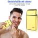 Foil Shaver for Men - Professional Double Electric Trimmer Cordless Rechargeable Gold Razor | International Shipping - Buy Online on GoSupps.com