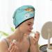 Hair Towel Wrap - Quick Drying Hair Turban with Button | USA Tourist Map Design - Buy Online on GoSupps.com