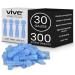 Vive Easy-Twist Lancets for Diabetes Blood Sugar Extraction Testing 300 Count - 30 Gauge Single Use Disposable Finger Pricker Needle Pen for Glucose Monitoring Devices - Diabetic Medical Safety