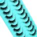 Clear Band Russian Volume Fluffy Strip Lashes - 10 Pairs of Naturally Wispy D Curl False Eyelashes | Htal09 - Buy Online on GoSupps.com