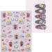 JMEOWIO 6 Sheets 3D Embossed Valentines Day Heart Nail Art Stickers Decals Self-Adhesive 5D Cute Colorful Nail Supplies Nail Art Design Decoration Accessories - Buy Online on GoSupps.com