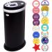 Ubbi Steel Odor Locking Nappy Disposal Bin - Award-Winning Modern Design Diaper Pail - No Special Bags Needed - Matte Black - Money Saving Essential for Parents - Buy Online on GoSupps.com