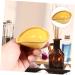 Fomiyes Aromatherapy Mixing Bowl - Ceramic Yellow Facial Jewelry Tray for Essential Oils & Masks | 8.5x5.5cm - Buy Online on GoSupps.com