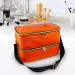 Folpus Nail Polish Organizer Nail Organizers Double Layer Nail Supplies Travel Nail Kits Nail Polish Storage Box Handbag for Home Orange - Buy Online on GoSupps.com