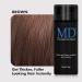 MD Ultimate Hair Thickening Fiber (Brown) | Natural Sweat-Resistant Hair Building Fibers for Men & Women | Baldness Concealer & Receding Hairline Solution - Buy Online on GoSupps.com