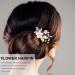 CALLARON Bridal Hair Clip Wedding Hair Clip Wedding Flower Hair Rhinestone Crystal Bride Hair Clips Jewelry Hair Accessories Hairpiece for Women Bridal Hair Clip Wedding Hair Clip - Buy Online on GoSupps.com