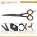 Premium Five Star Solingen Midnight 6.5 Hairdressing Scissors - Extra Sharp Hair Clippers for Men Women & Children - Rust-Free Ideal for Fine & Strong Hair - Buy Online on GoSupps.com