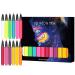 Glow Eye Liner - 12 Colors High Pigmented Neon Graphic Liners | Waterproof Smudge-Proof Body Face Paint Makeup For Christmas