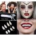 Go Ho Halloween Vampire Fangs & Black Lipstick Kit - 4 Sizes Cosplay Props | Perfect Accessories for Halloween Party Decorations - Buy Online on GoSupps.com