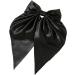 Yuyeran Super Big Bow Hair Clips French Style Soild Color Knotted Bowknot Spring Snap Barrettes Hair Clips with Long Ribbon for Women Girls (Black) - Buy Online on GoSupps.com