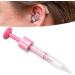 Professional Pink Ear Impression Injector - Refillable PP Safe Syringe for Precise Ear Prints - Buy Online on GoSupps.com