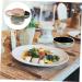 LABRIMP 4pcs Ceramic Saucer Japanese Soy Sauce Dishes Ice Cream Bowl Soy Sauce Plates Appetizer Plate Sauce Bowls Condiments Bowl Vinegar Dish Nordic Ceramics Seasoning Bowl - Buy Online on GoSupps.com