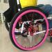 Wheelchair Rear Wheel Cover Protective Sleeve Wheelchair Push Rim Covers Wheelchair Rear Wheel Improve Grip and Traction (Color : Pink Size : 24inch) 24inch Pink