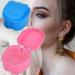 Denture Box Retainer Case Denture Storage Bath Box Denture Holder Box Cleaning Box Lightweight and Portable Cleaning Box with Filter (M Blue) M Blue - Buy Online on GoSupps.com