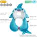 BenBat Kids Travel Neck Pillow for 1-4 Years | Comfortable Headrest for Car Flights & Trips (Blue Shark) - Buy Online on GoSupps.com