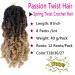 8 Packs Pre-twisted Passion Twist Crochet Hair 8 Inch | Pre-looped Braiding Hair for Black Women | Synthetic Hair Extensions in 1B/30/27 - Buy Online on GoSupps.com