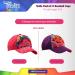 DreamWorks Girls' Trolls 2-Pack Poppy Baseball Caps, Curved Brim Strap Back Hats (4-7) Pink/Purple - Ages 4-7 - Buy Online on GoSupps.com
