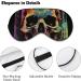Skull Art Sleep Eye Mask | Elastic Strap/Headband for Women Men | Sleep Travel Nap - Buy Online on GoSupps.com