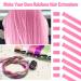 22 Inch Pink Clip-In Hair Extensions for Girls - Colorful Straight Party Highlights | 10 Pcs Hair Accessories for Women & Children - Buy Online on GoSupps.com