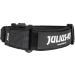 Julius-K9 Colour and Gray Fur Collar with Handle | Durable, Easy to Clean, Water Resistant | 40 mm (38-53 cm) Black-Gray | Safety Lock and Interchangeable Patch - Buy Online on GoSupps.com