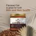 Pure Flaxseed Gel with Vitamin E - Nourish Hair & Skin Reduce Fine Lines Safe for All Skin Types 200g - Buy Online on GoSupps.com