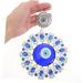 Abaodam Devil's Eye Pendant Household Decor Glass Evil Eye Charm Family Devil Eye Bohemian Turquoise - Buy Online on GoSupps.com