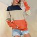 GJPRXCx Women Oversized Sweatshirt with Pocket Long Sleeve Casual Crewneck Sweatshirt Drop Shoulder Ribbed Cuff Hem Pullover Large 01_orange - Buy Online on GoSupps.com