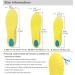 Memory Foam Sports Shoe Inserts - Arch Support Insoles for Women, Men, Kids - Yellow/Light Blue - Size M (Men's 6-9/Women 7-11) - Buy Online on GoSupps.com