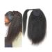 Ponytail Extension Human Hair Ponytail Kinky Straight Wrap Around Ponytail Extensions Brazilian Remy Hair Yaki Pony Tail Hairpiece Clip In Ponytail Extensions Ponytail Hairpiece for Women (Size : 16 16inches 100g