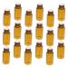 Ipetboom 18 PC Essential Oil Container Glass Containers Amber Glass Bottle Travel Cosmetic Containers Makeup Perfume Bottle Travel Liquid Container Small Glass Bottle Travel Containers Mini