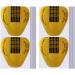 200 Pcs Nail Forms Gold Horseshoe Nail Extension Guide Paper Forms for Builder Gel Polygel Acrylic Nails