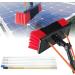 photovoltaic cleaner Window Cleaning Pole Window Cleaning Water-Fed Pole 30Ft Extendable Telesbrush Squeegee Attachment Window Professional Washer Kit 55cm Brush Head 6M/21FT - Buy Online on GoSupps.com