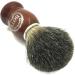 Boti Handmade Shaving Brush - 100% Pure Badger Hair with Brown Wooden Handle | Barber Salon Tool - Buy Online on GoSupps.com