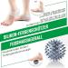 Plantar Fasciitis Foot Pain Relief Kit Compression Socks Silicone Heel Protectors Gel Inserts & Spiky Massage Ball (L/XL) - Buy Online on GoSupps.com
