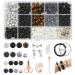 Mchruie Stone Beads for Jewelry Making  Charm Bracelet Making Kit  450Pcs Beads for Bracelets Making Kit DIY Bracelets for Couples Lovers