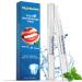Teeth Whitening Pen 2 Pcs Teeth Stain Remover to Whiten Teeth Effective Teeth Whitening Gel Pen 20+ Uses Easy to Use at Home Travel Painless No Sensitivity Mint Flavor White 2 Count