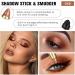 Glitter Eyeshadow Double End Waterproof Eyeshadow Stick - Long Lasting Brightener Eyeshadow Pencil Eye Shadow Highlighter Stick Makeup Tool Frifer 4# - Buy Online on GoSupps.com