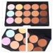 Wishesmar Concealer Palette - 15 Shades Color Corrector for Eye Rings | Camouflage Concealer & 8 Makeup Brushes | Perfect for Daily & Professional Use - Buy Online on GoSupps.com