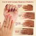 Rosalind Medium Ballerina Nail Tips - 504pcs Gel Nail Extensions Pre-Buff Acrylic Faux Nails Full Cover Soft Gel Tips 12 Sizes for Perfect Fit - Buy Online on GoSupps.com